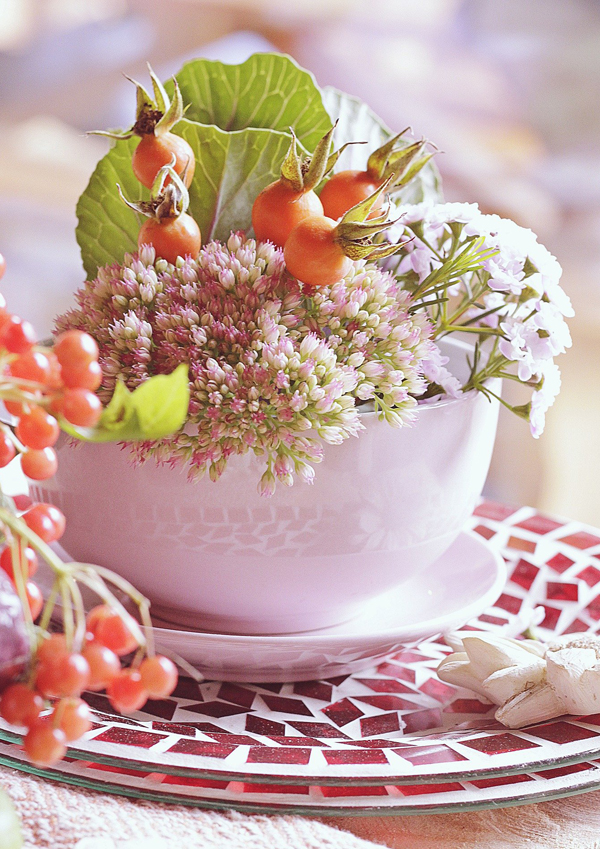 Selbermachen Dekoration mit Blumen